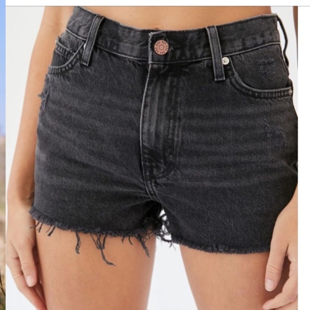 BDG black girlfriend high rise shorts urban outfitters